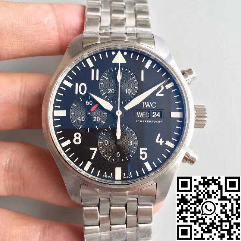 Resilient IWC Pilot Chronograph Edition Le Petit Prince IW377717 ZF Factory V2 Blue Dial 1941