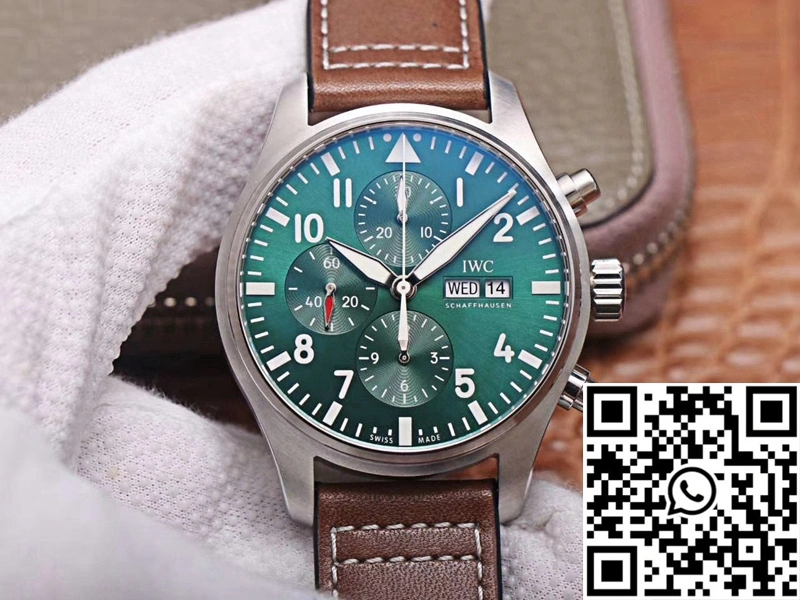 RelaxedFit IWC Pilot Chronograph IW377726 ZF Factory Green Dial 1897