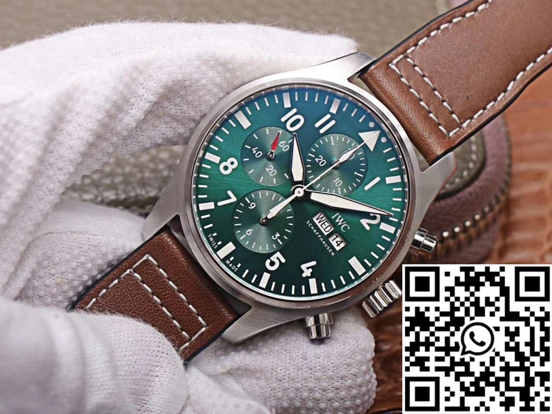 RelaxedFit IWC Pilot Chronograph IW377726 ZF Factory Green Dial 1897
