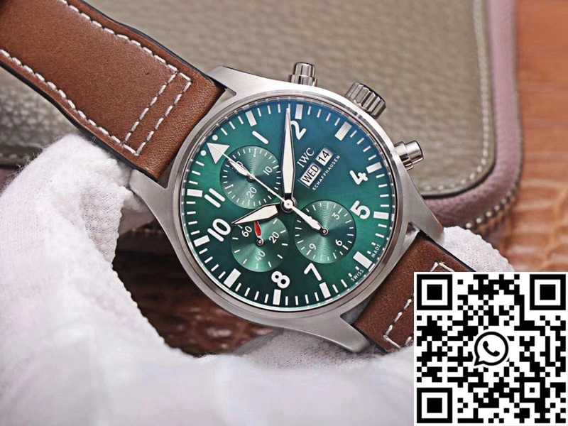 RelaxedFit IWC Pilot Chronograph IW377726 ZF Factory Green Dial 1897
