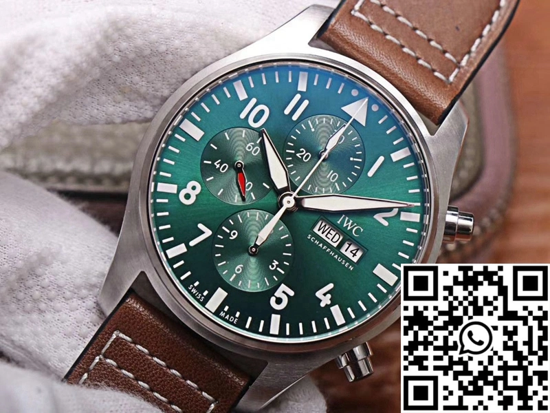 RelaxedFit IWC Pilot Chronograph IW377726 ZF Factory Green Dial 1897