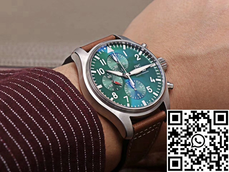 RelaxedFit IWC Pilot Chronograph IW377726 ZF Factory Green Dial 1897