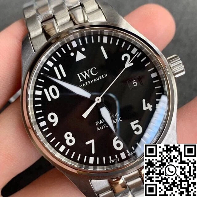 Thermal IWC Pilot IW327011 V7 Factory Black Dial 1890