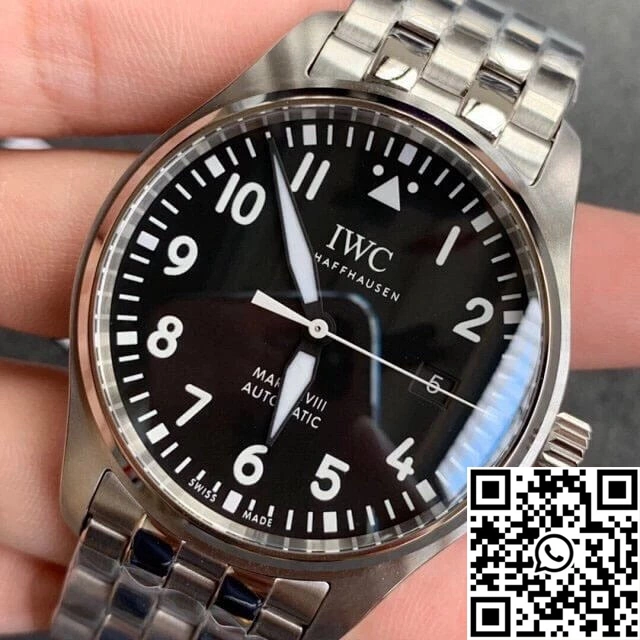 Thermal IWC Pilot IW327011 V7 Factory Black Dial 1890
