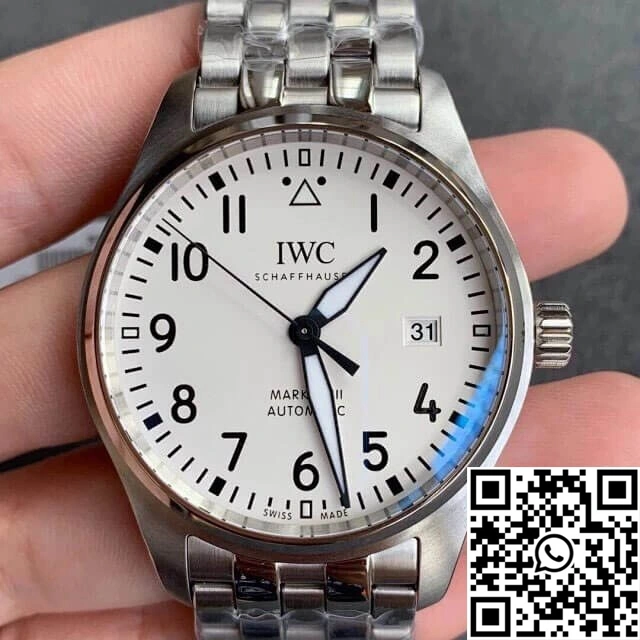Colorful IWC Pilot IW327012 V7 Factory White Dial 1937