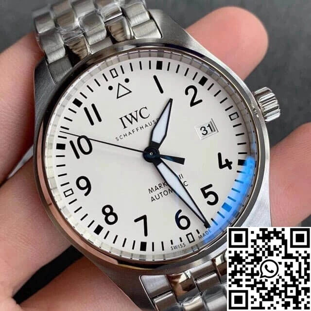 Colorful IWC Pilot IW327012 V7 Factory White Dial 1937