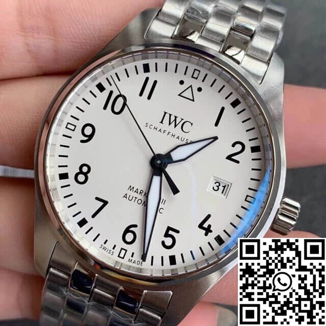 Colorful IWC Pilot IW327012 V7 Factory White Dial 1937