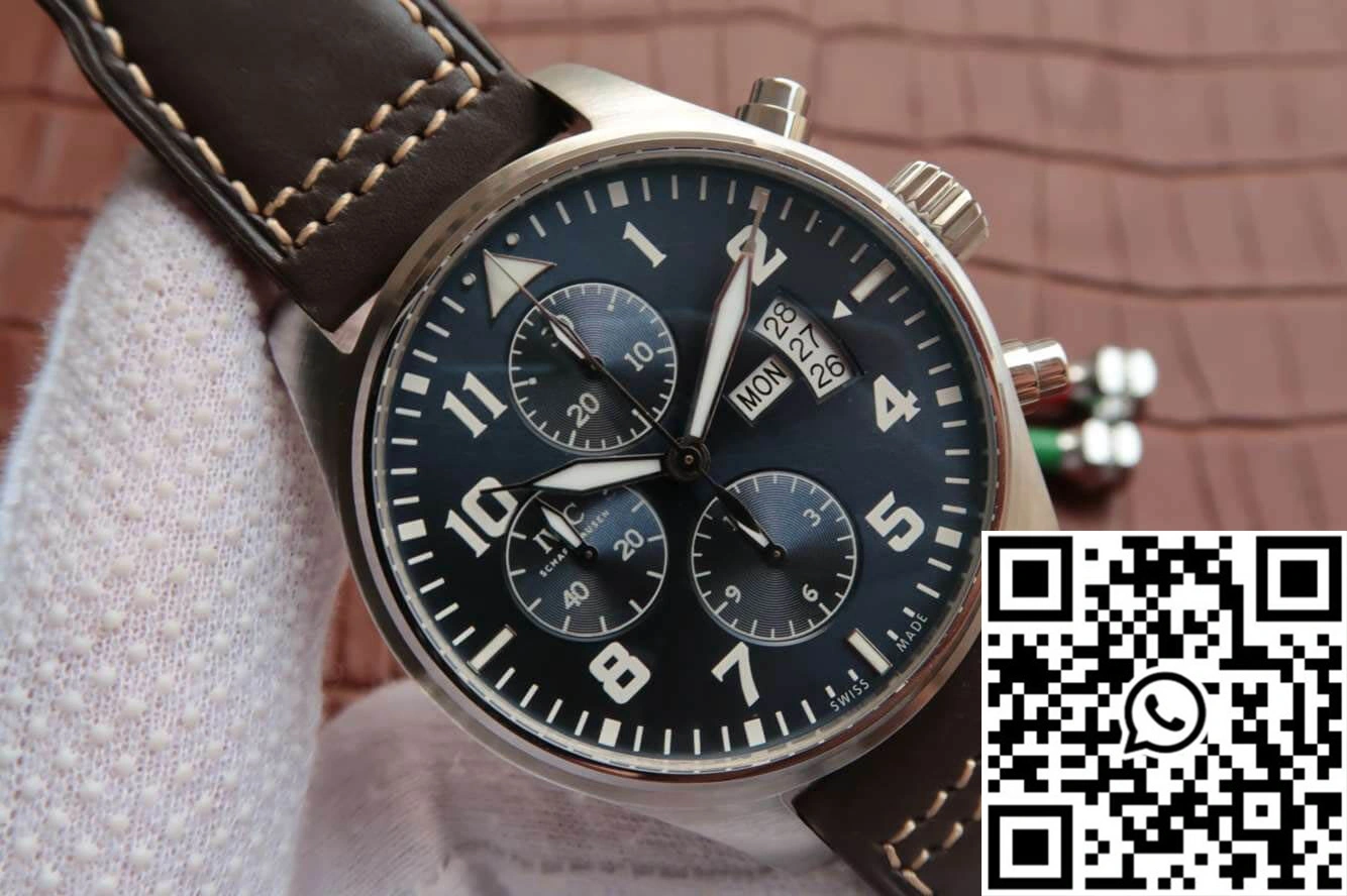 Versatile IWC Pilot IW377706 ZF Factory Blue Dial 1886