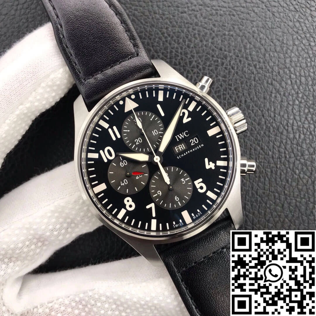 IWC Pilot IW377709 ZF Factory Black Dial Reliable 1930