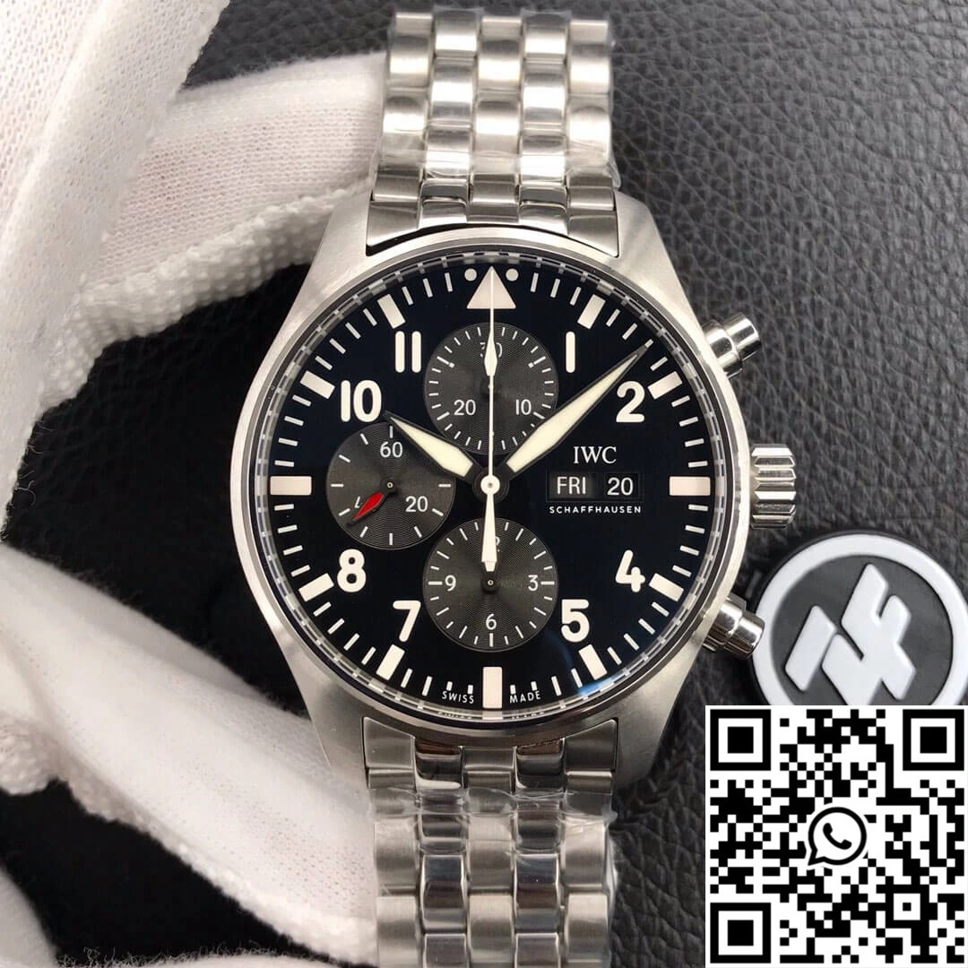 IWC Pilot IW377710 ZF Factory Black Dial Snug 1898