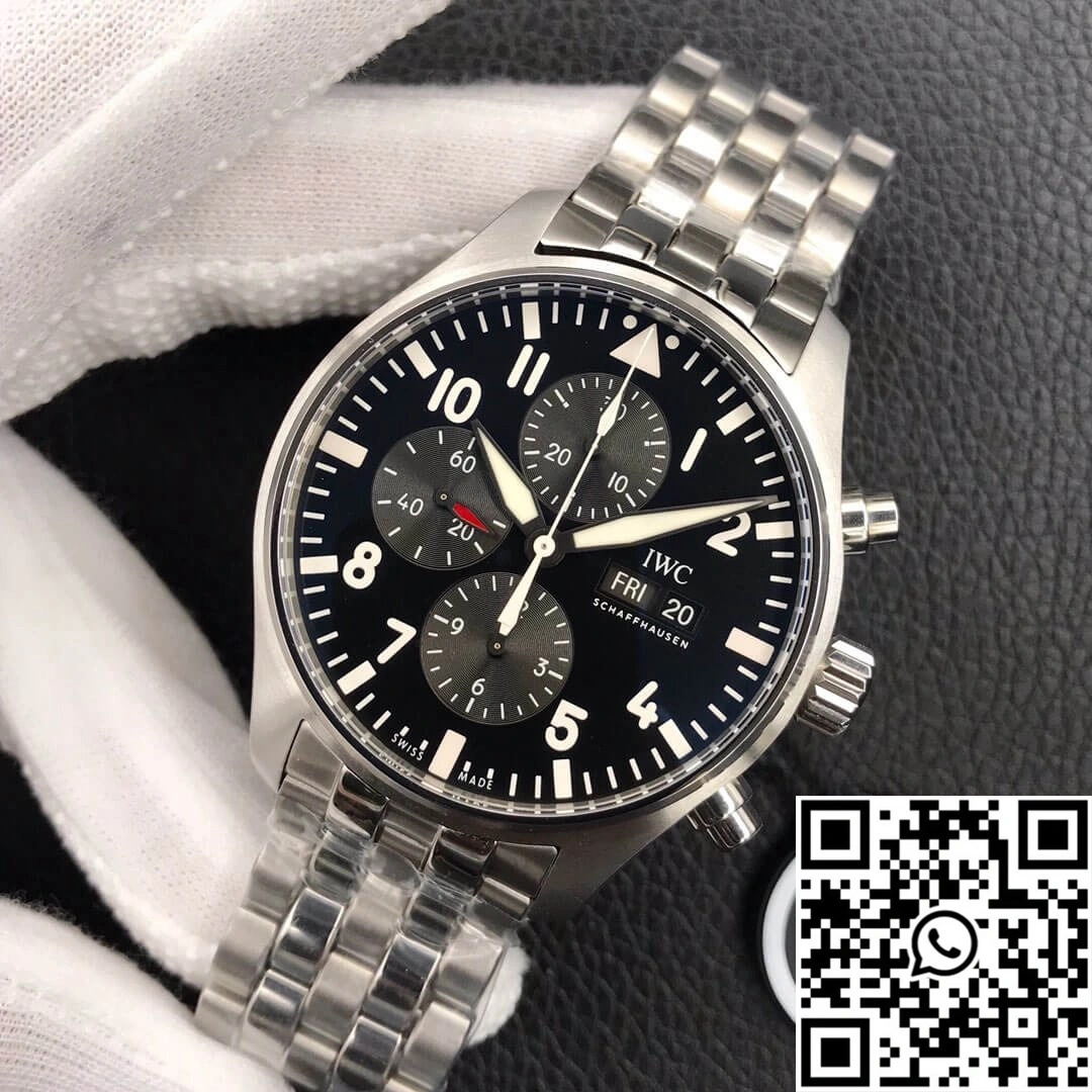 IWC Pilot IW377710 ZF Factory Black Dial Snug 1898