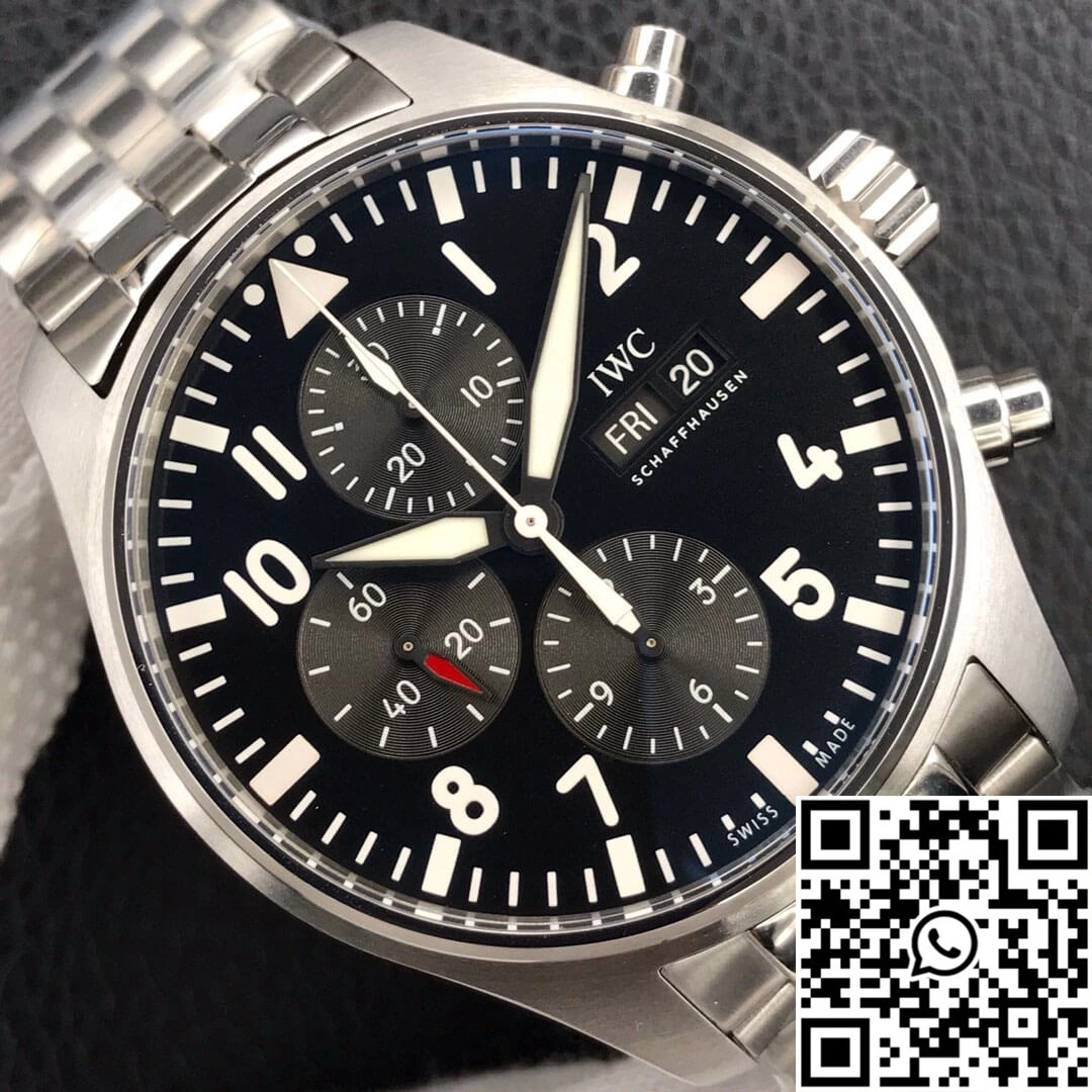 IWC Pilot IW377710 ZF Factory Black Dial Snug 1898