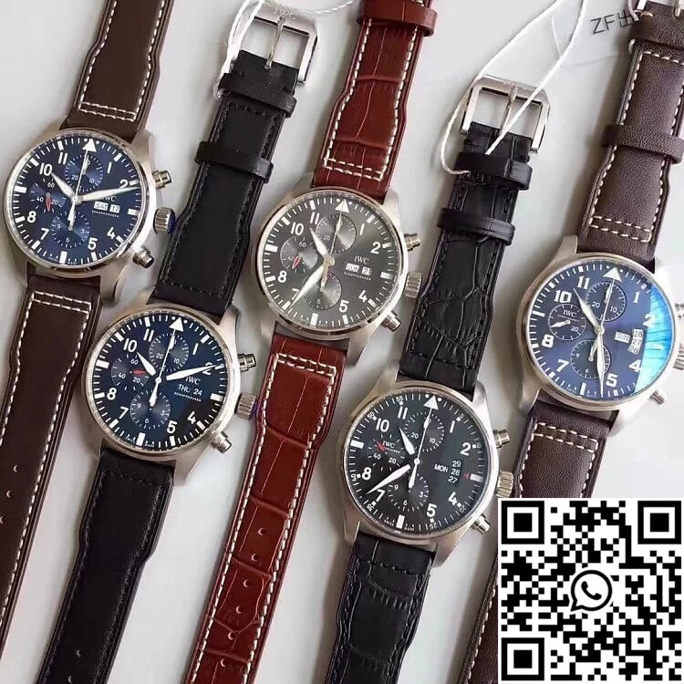 FreshLook IWC Pilot IW37777 ZF Factory Black Dial 1893