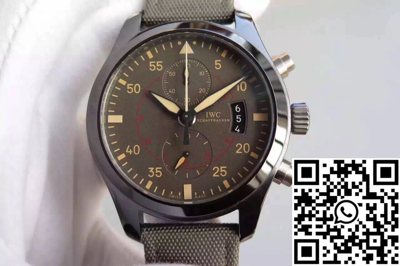 IWC Pilot IW388002 V6 Factory Charcoal Gray Dial HighPerformance 1896