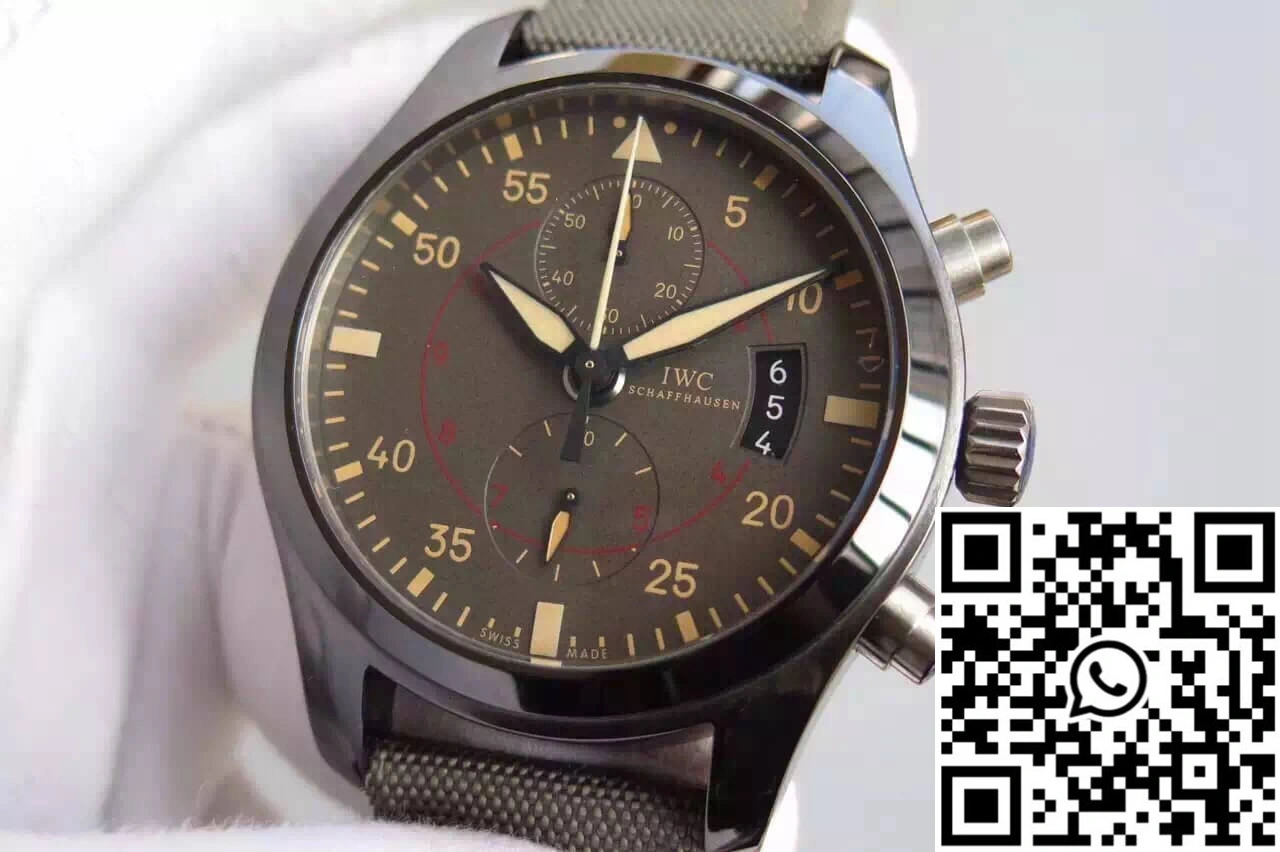 IWC Pilot IW388002 V6 Factory Charcoal Gray Dial HighPerformance 1896