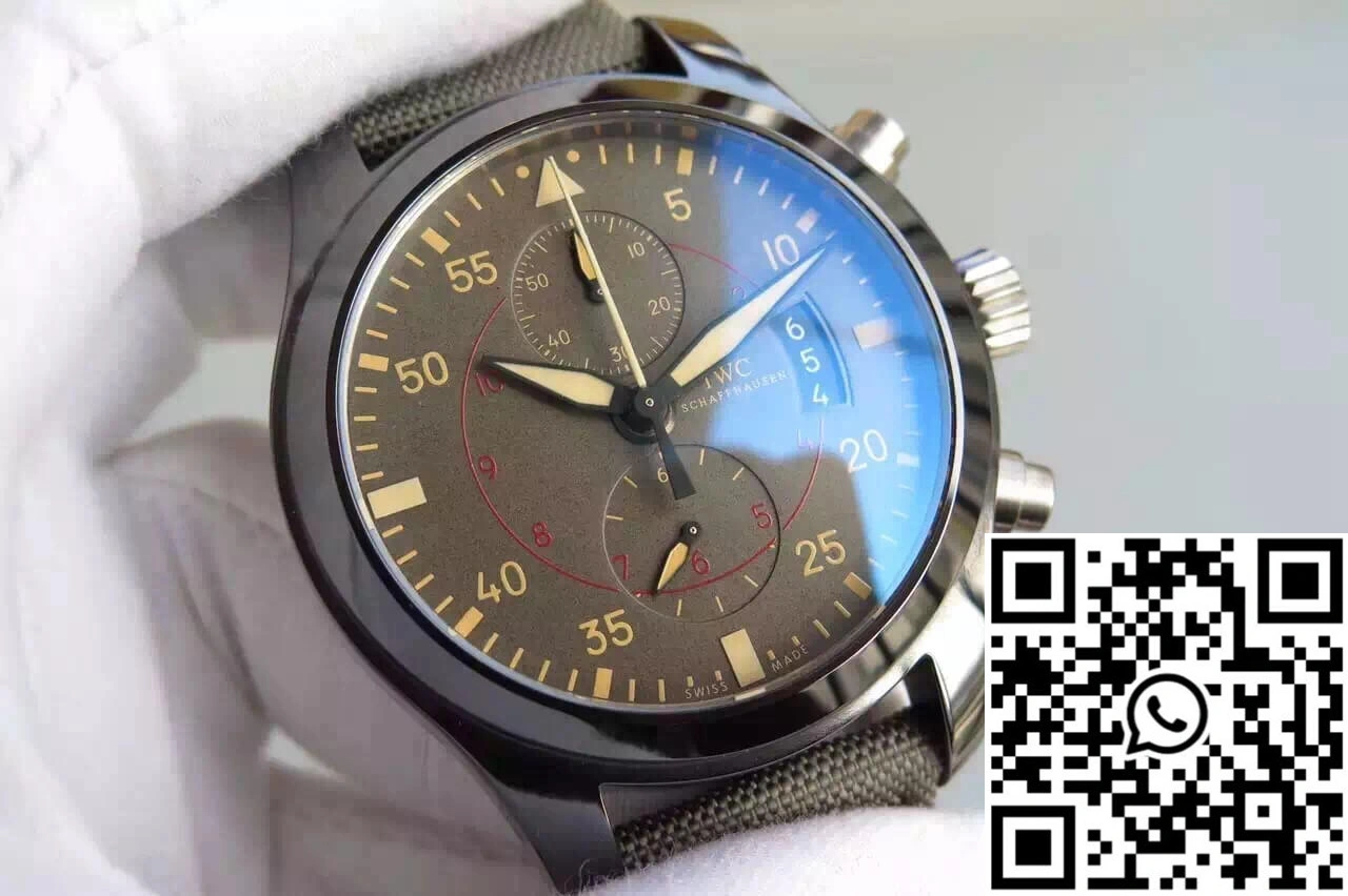 IWC Pilot IW388002 V6 Factory Charcoal Gray Dial HighPerformance 1896