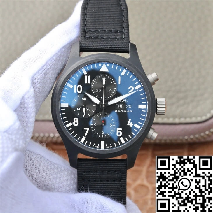 TimelessDesign IWC Pilot IW389101 ZF Factory Black Dial 1919