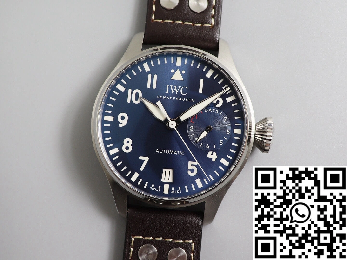 Comfortable IWC Pilot IW501002 ZF Factory Stainless Steel Case 1935
