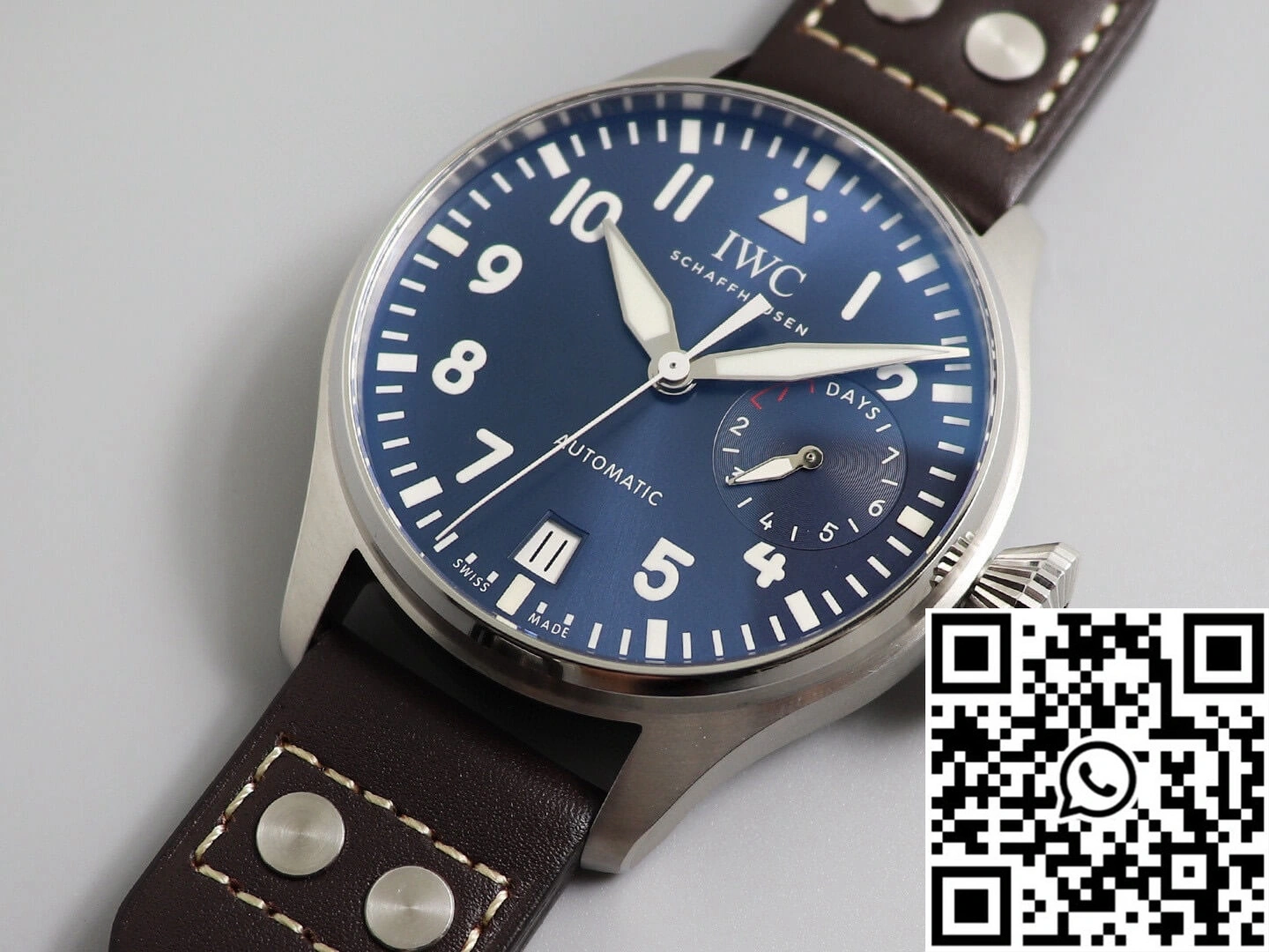 Comfortable IWC Pilot IW501002 ZF Factory Stainless Steel Case 1935