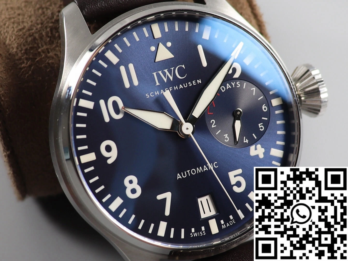 Comfortable IWC Pilot IW501002 ZF Factory Stainless Steel Case 1935
