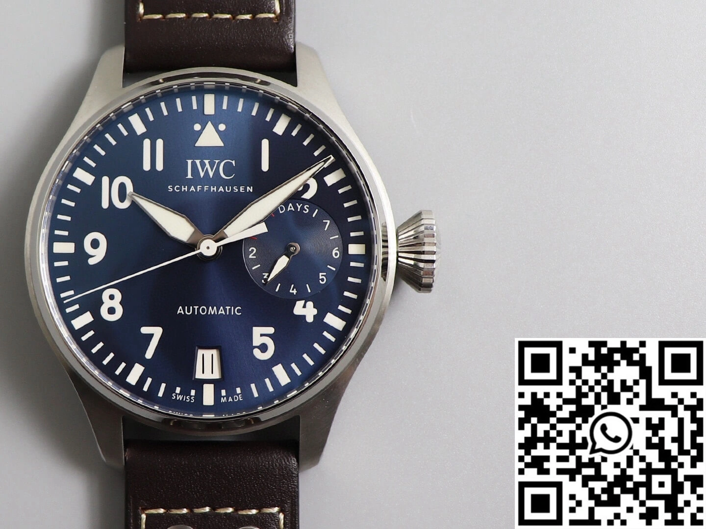 Comfortable IWC Pilot IW501002 ZF Factory Stainless Steel Case 1935