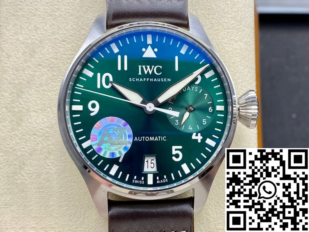IWC Pilot IW501015 AZ Factory Green Dial ComfortFit 1912