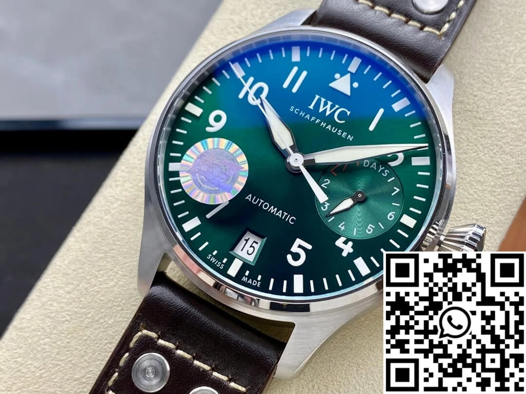 IWC Pilot IW501015 AZ Factory Green Dial ComfortFit 1912