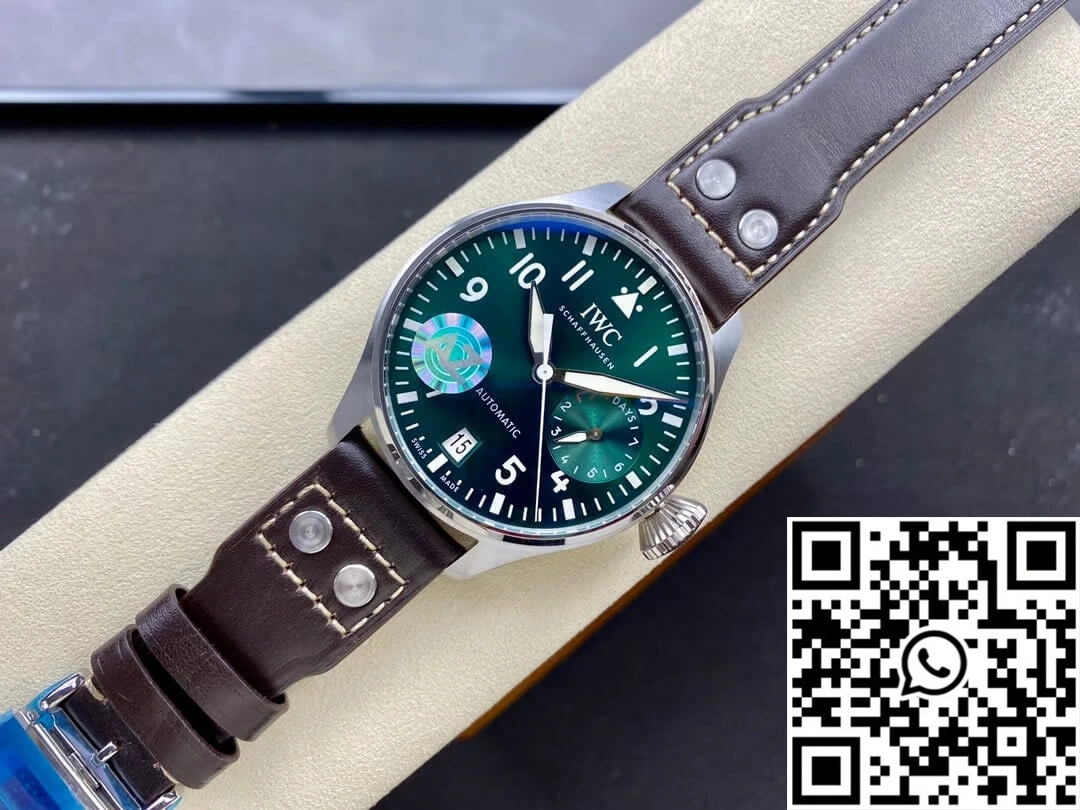 IWC Pilot IW501015 AZ Factory Green Dial ComfortFit 1912
