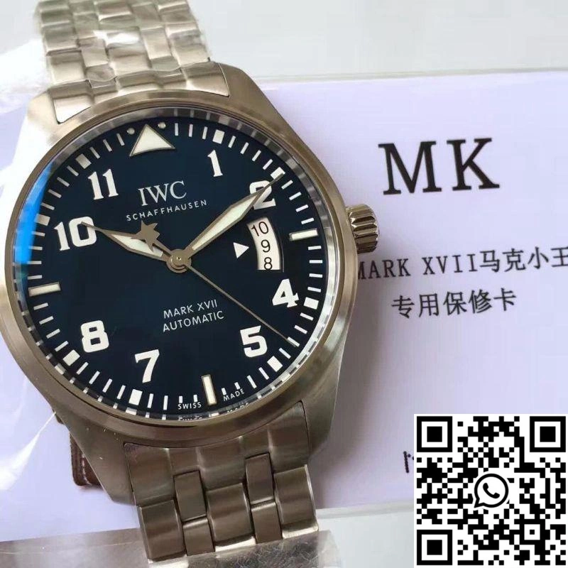 IWC Pilot Mark XVII Le Petit Prince IW327014 MKS Factory Blue Dial FreshLook 1894