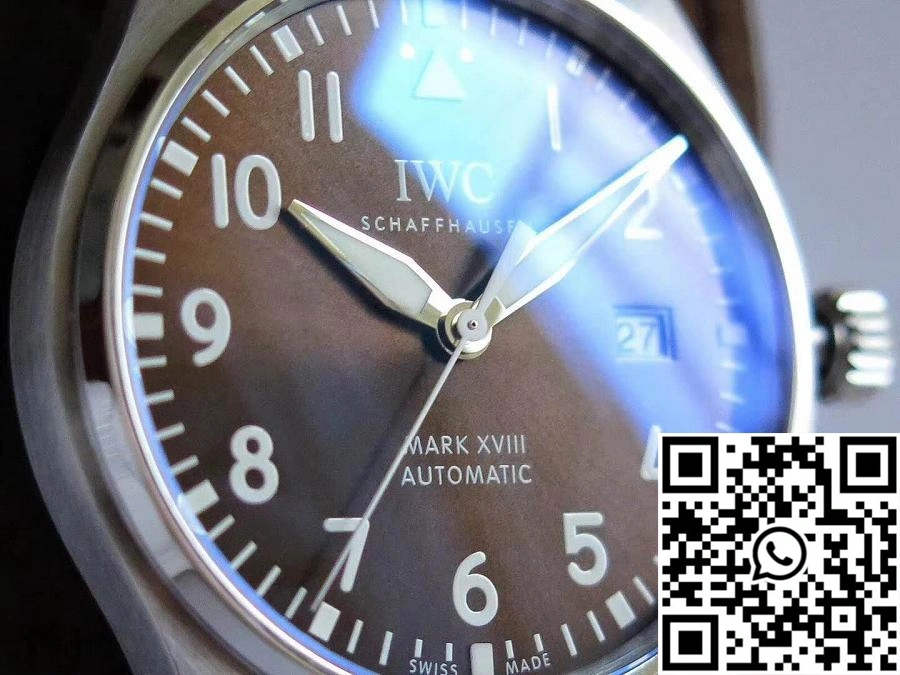 IWC Pilot Mark XVIII Antoine De Saint Exepury IW327003 Chocolate Dial MKS Factory SmoothTexture 1887