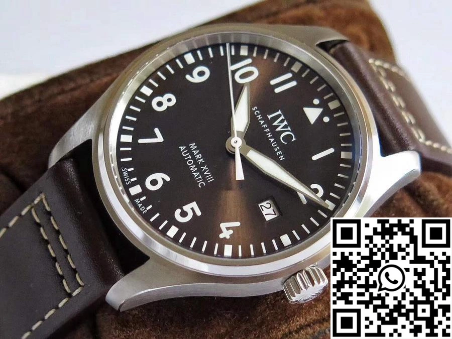 IWC Pilot Mark XVIII Antoine De Saint Exepury IW327003 Chocolate Dial MKS Factory SmoothTexture 1887