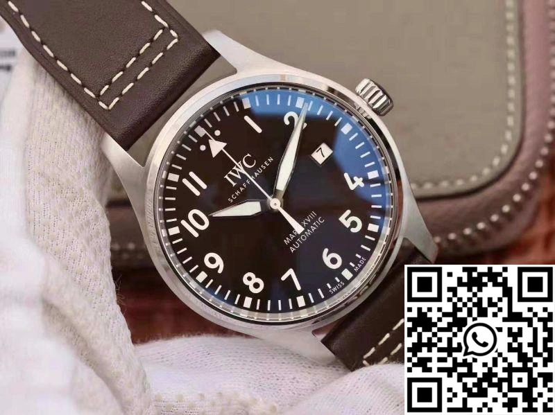 Stretchable IWC Pilot Mark XVIII Antoine De Saint Exepury IW327003 MKS Factory Brown Dial 1884
