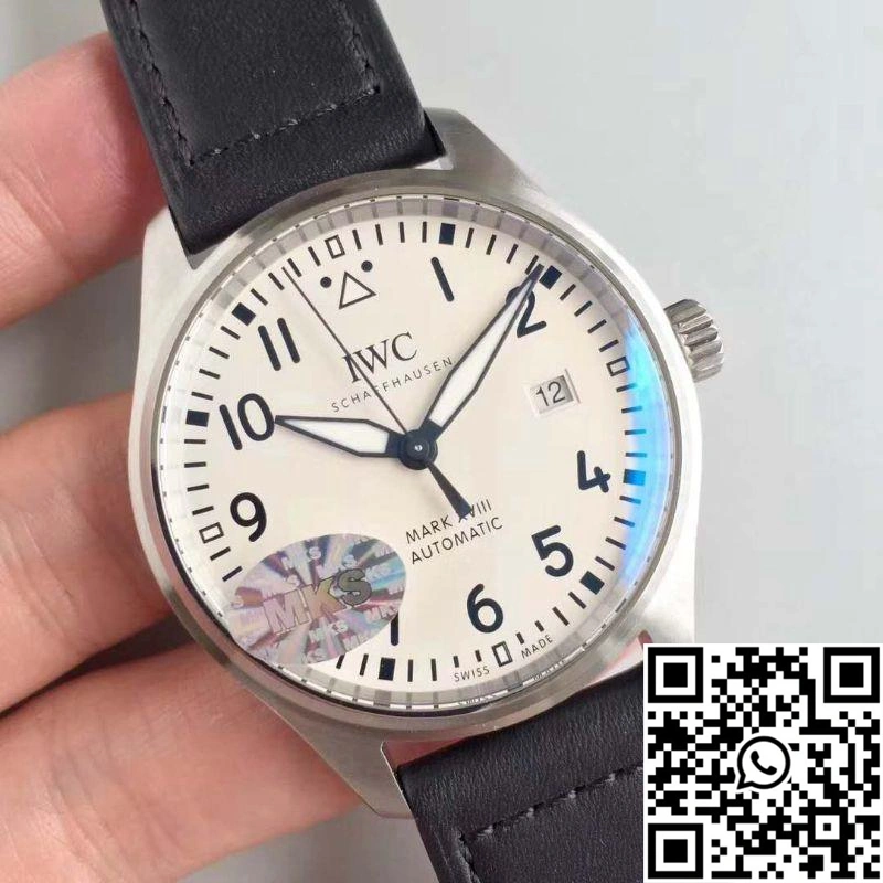 Upgraded IWC Pilot Mark XVIII IW327002 MKS Factory V2 White Dial 1900