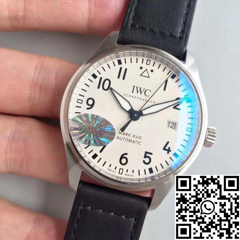 Upgraded IWC Pilot Mark XVIII IW327002 MKS Factory V2 White Dial 1900