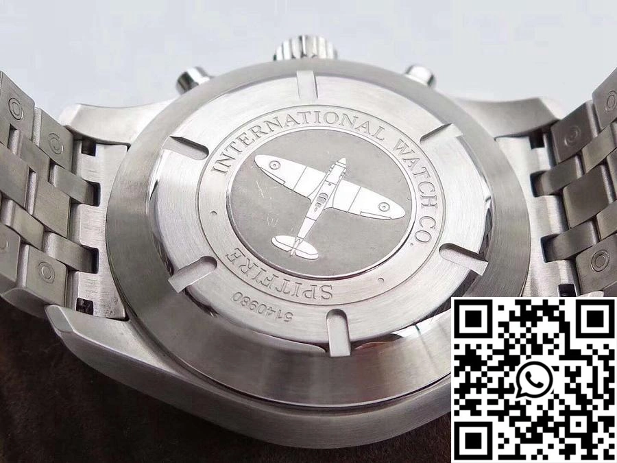 Attractive IWC Pilot Spitfire Chronograph IW387804 ZF Factory Anthracite Dial 1940