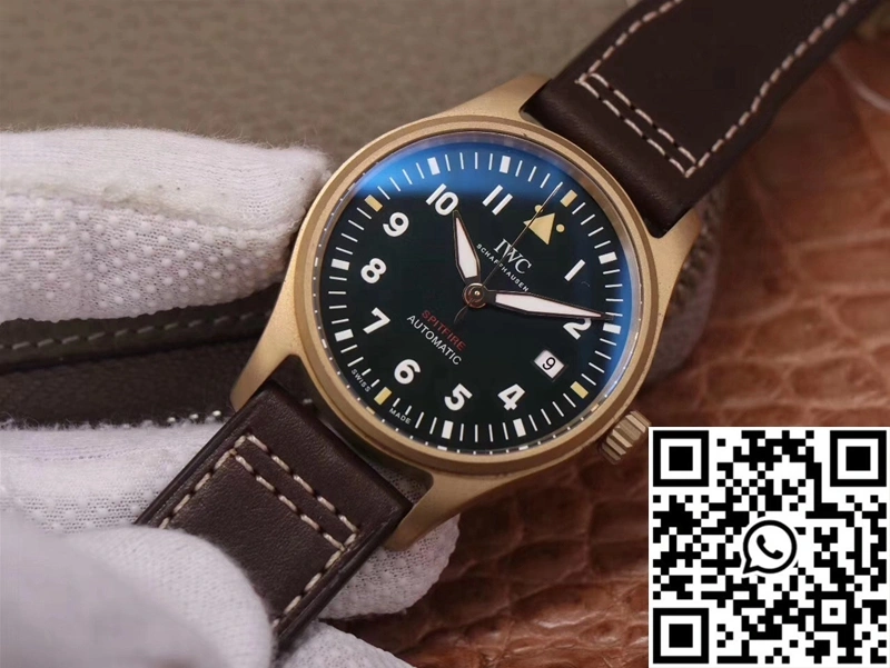 IWC Pilot Spitfire IW326802 MKS Factory Black Dial Snug 1917