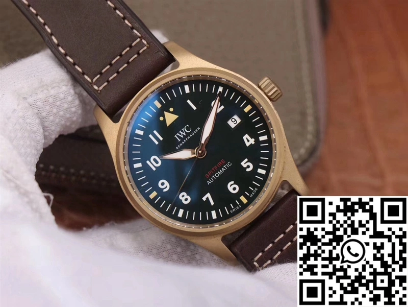 IWC Pilot Spitfire IW326802 MKS Factory Black Dial Snug 1917