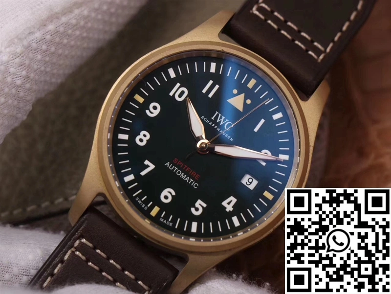IWC Pilot Spitfire IW326802 MKS Factory Black Dial Snug 1917