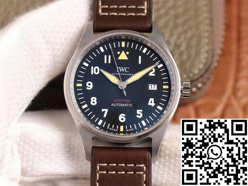 Neat IWC Pilot Spitfire IW326803 MKS Factory Black Dial 1936