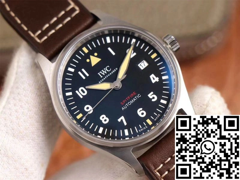 Neat IWC Pilot Spitfire IW326803 MKS Factory Black Dial 1936