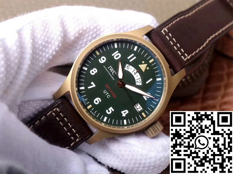 ZipUp IWC Pilot Spitfire UTC MJ271 IW327101 ZF Factory Green Dial 1888