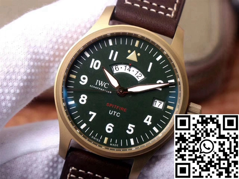 ZipUp IWC Pilot Spitfire UTC MJ271 IW327101 ZF Factory Green Dial 1888