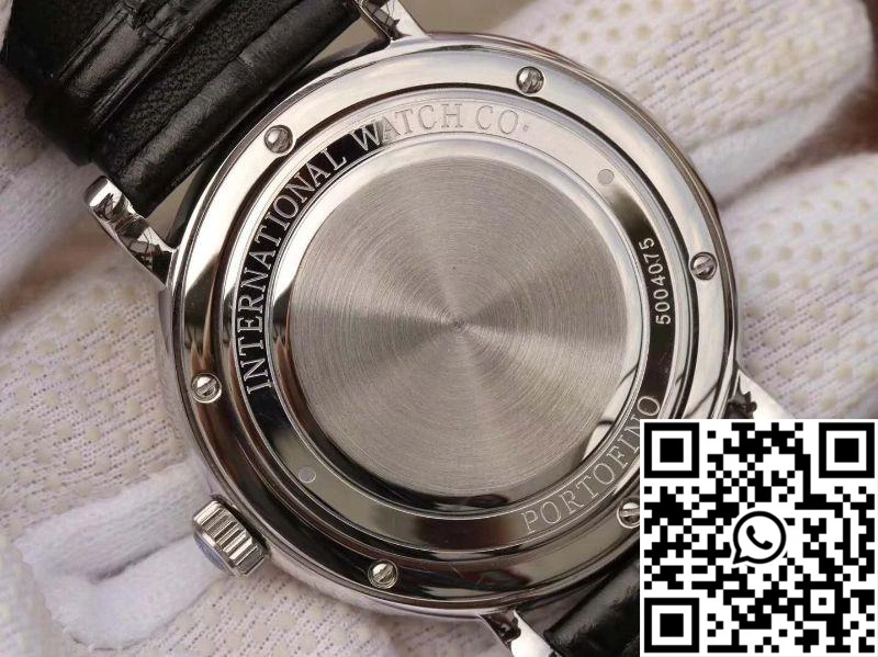 IWC Portofino Automatic IW356501 MKS Factory Black Leather Strap White Dial OdorResistant 1953
