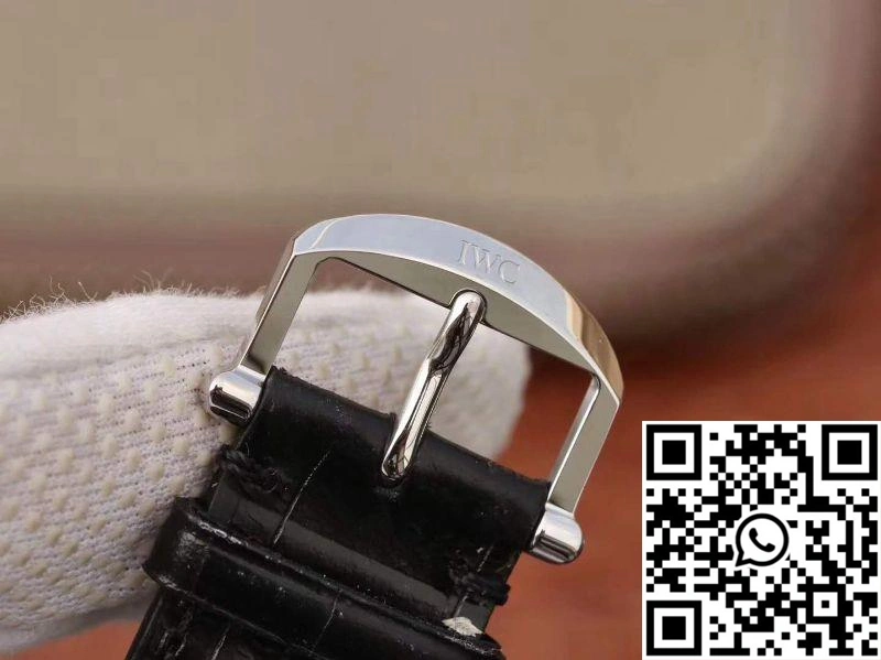 IWC Portofino Automatic IW356501 MKS Factory Black Leather Strap White Dial OdorResistant 1953