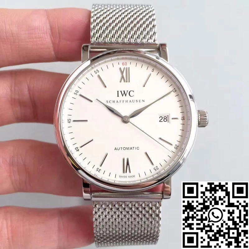 Original IWC Portofino Automatic IW356505 MKS Factory White Dial 1955