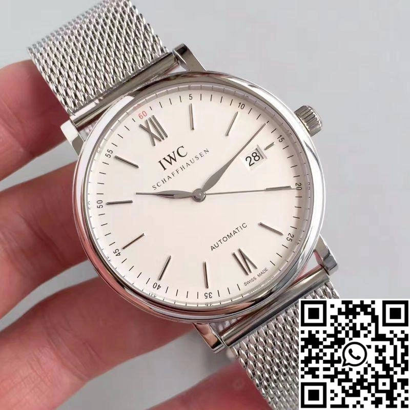 Original IWC Portofino Automatic IW356505 MKS Factory White Dial 1955