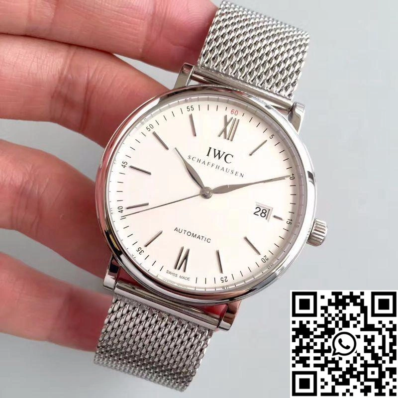 Original IWC Portofino Automatic IW356505 MKS Factory White Dial 1955