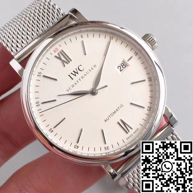 Original IWC Portofino Automatic IW356505 MKS Factory White Dial 1955