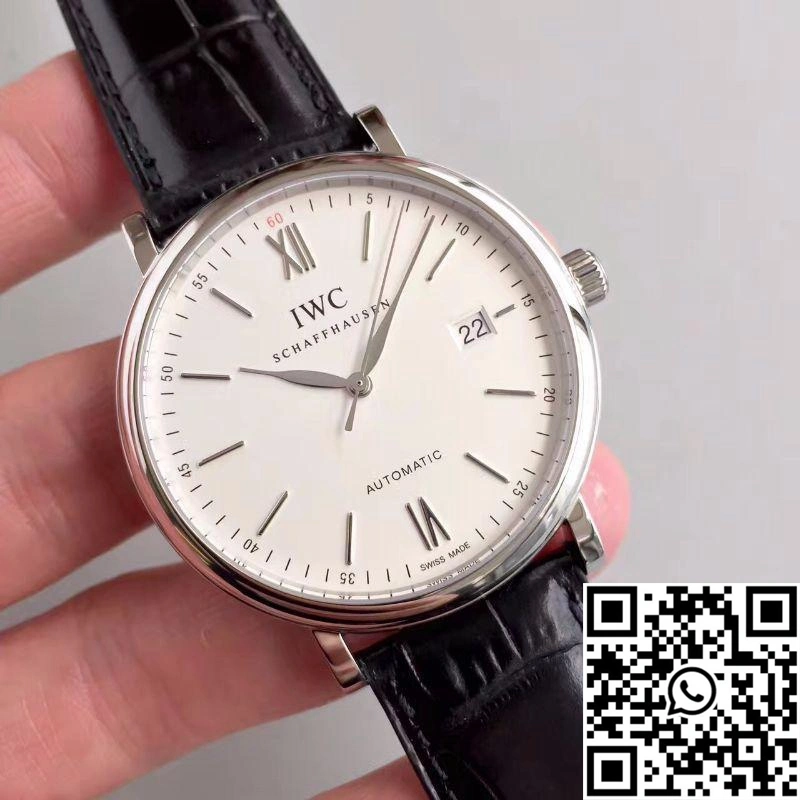 Stretchable IWC Portofino Automatic IW356519 MKS Factory White Dial 1944