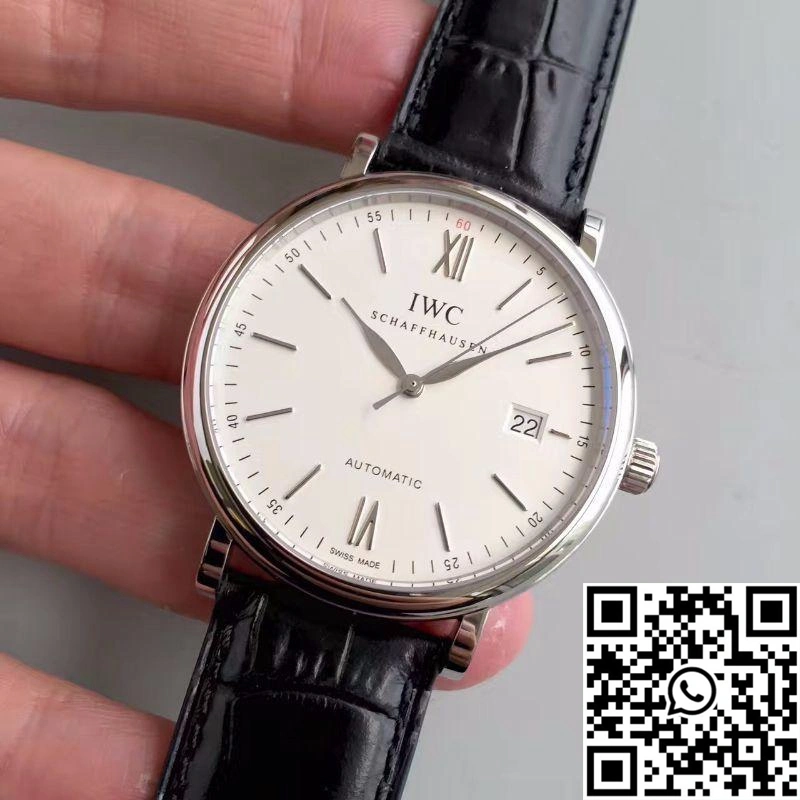 Stretchable IWC Portofino Automatic IW356519 MKS Factory White Dial 1944